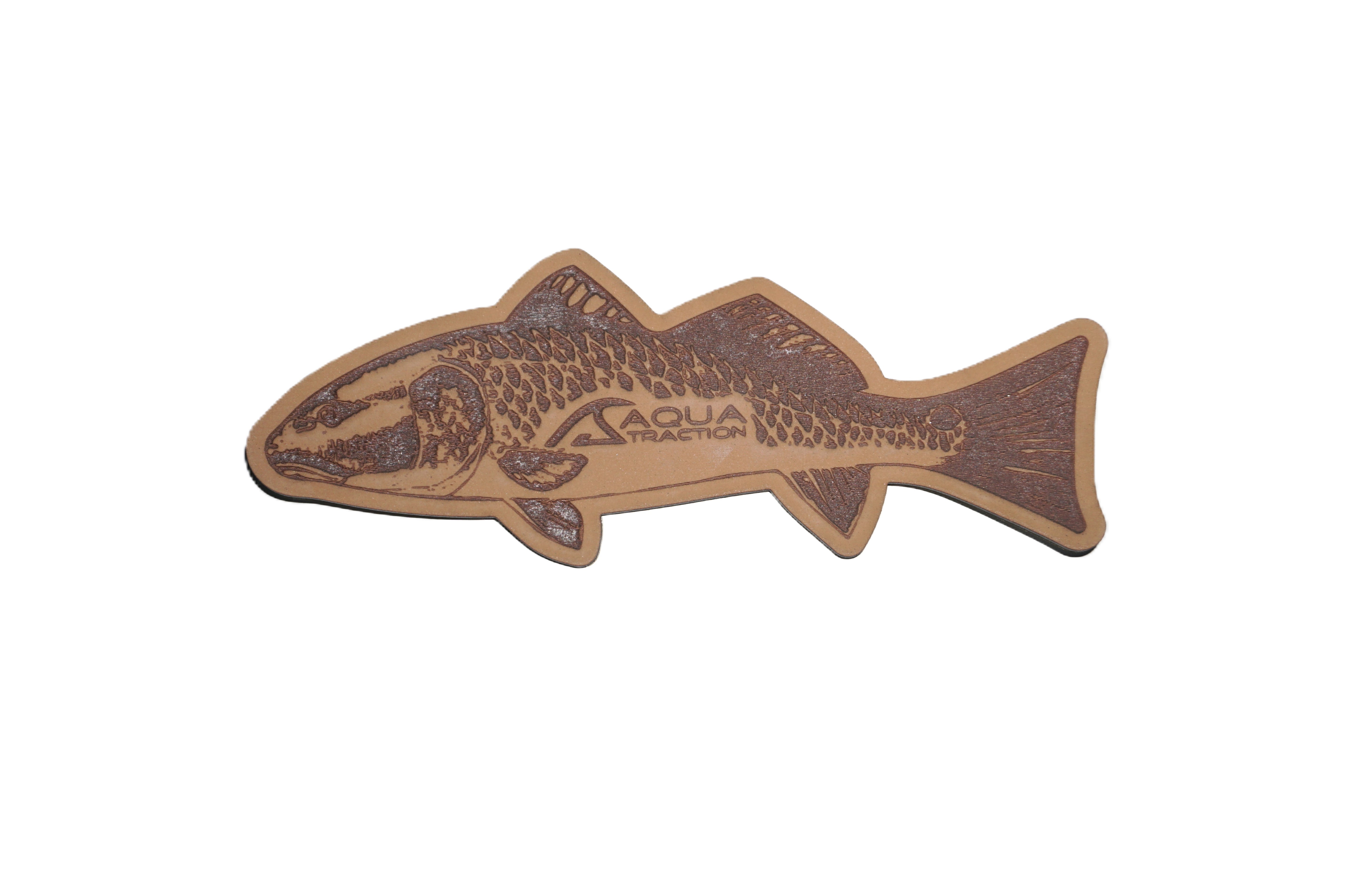 AquaTraction Fish Hook Holder - Redfish - Brown2