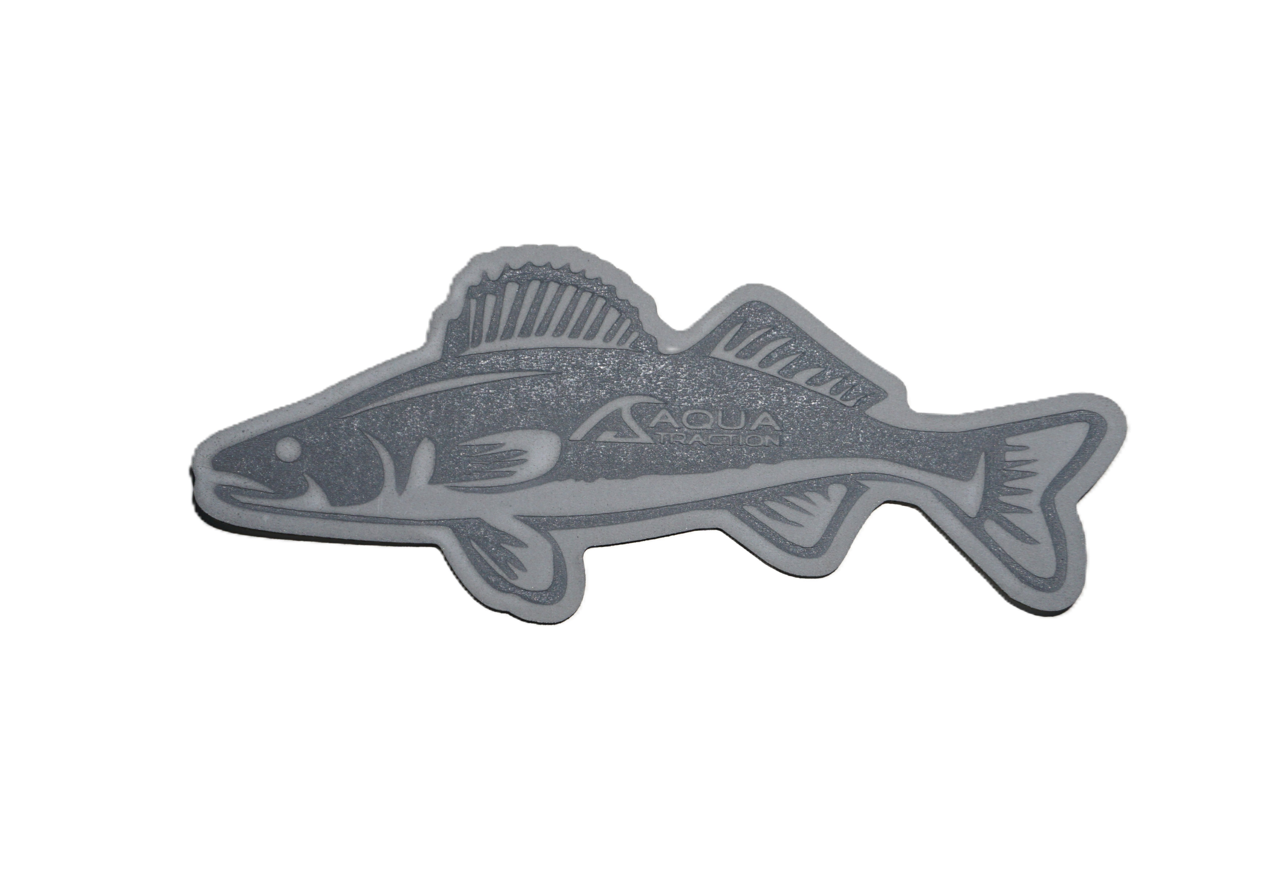 AquaTraction Fish Hook Holder - Walleye - Dark Grey